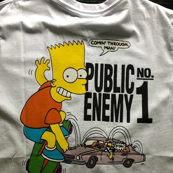 Off White x Public Enemy Bart Simpson - Picture 4 of 8